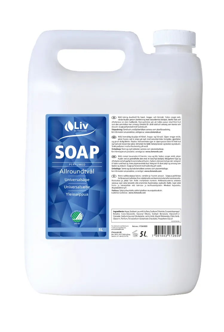 Liv Allroundtvål Parfym 5 L (2 pack)