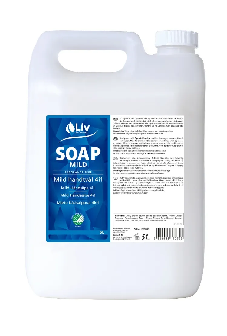 Liv Mild Handtvål 4i1 5 L (2 pack)