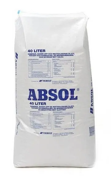 ABSOL blå, absorptionsmedel, 40 liter, 16kg