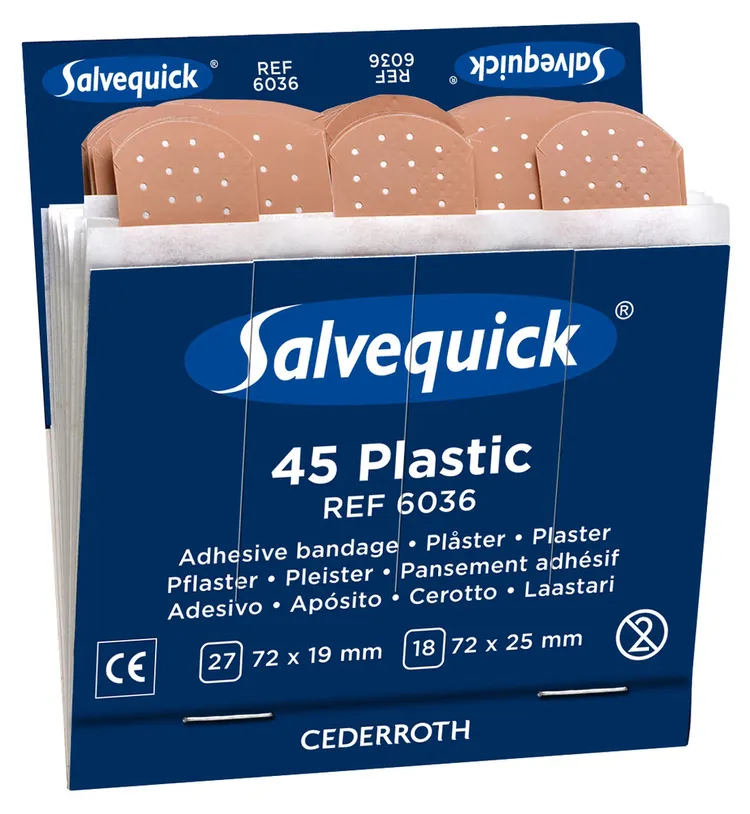 Salvequick Refill Plast Plåster 270st/box