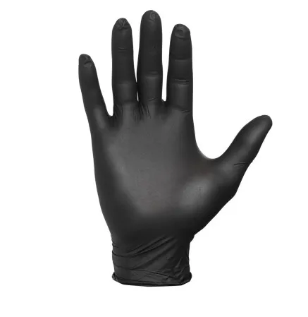 Engångshandske Nitril Worksafe Black M 100st/frp