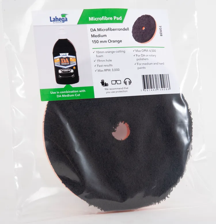 DA Microfiberrondell Medium 150 mm Orange
