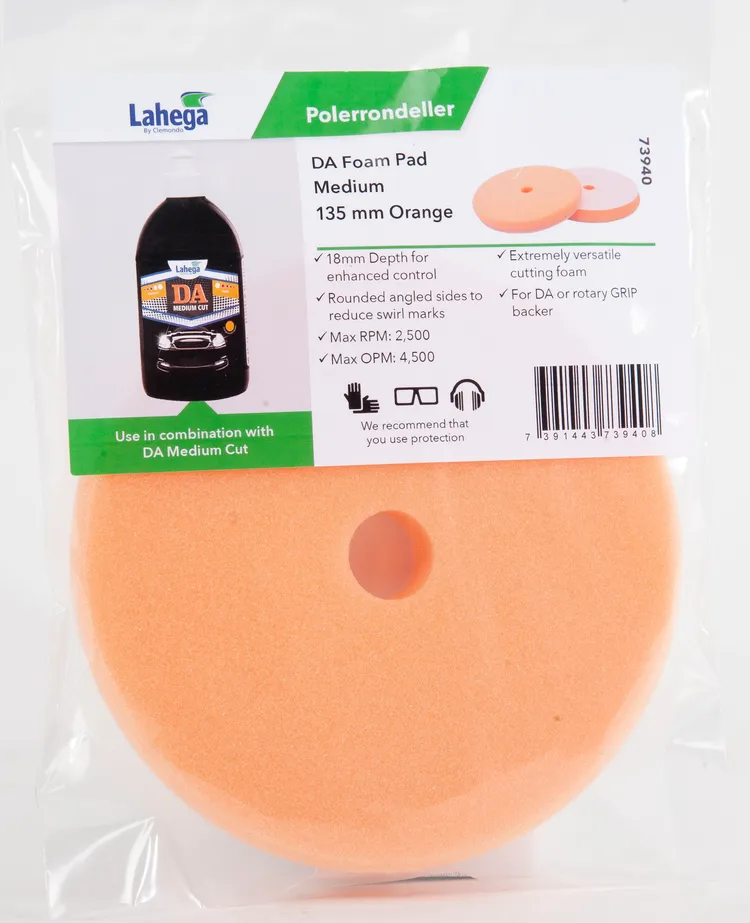 DA Foam Pad Medium 135 mm Orange