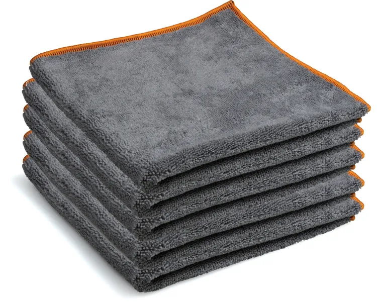Mikrofiberduk grå, 5-pack