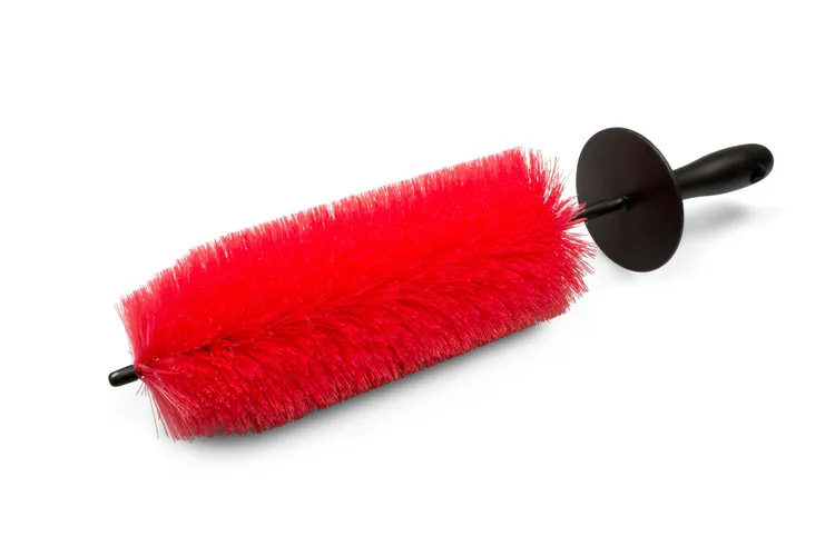 Fälgborste mjuk, röd