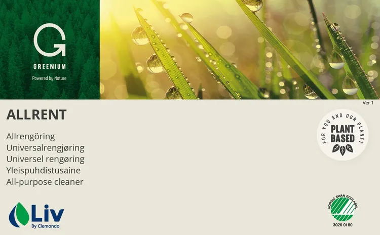 Bruksetikett Liv Greenium Allrent